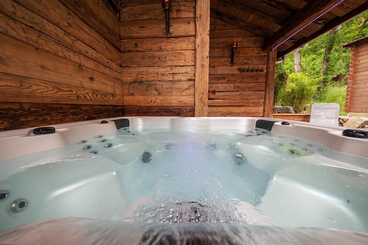Chalet Hohneck 4 Etoiles, Vieux Bois Et Pierre, Spa, Sauna, Borne De Recharge Stosswihr Exterior foto
