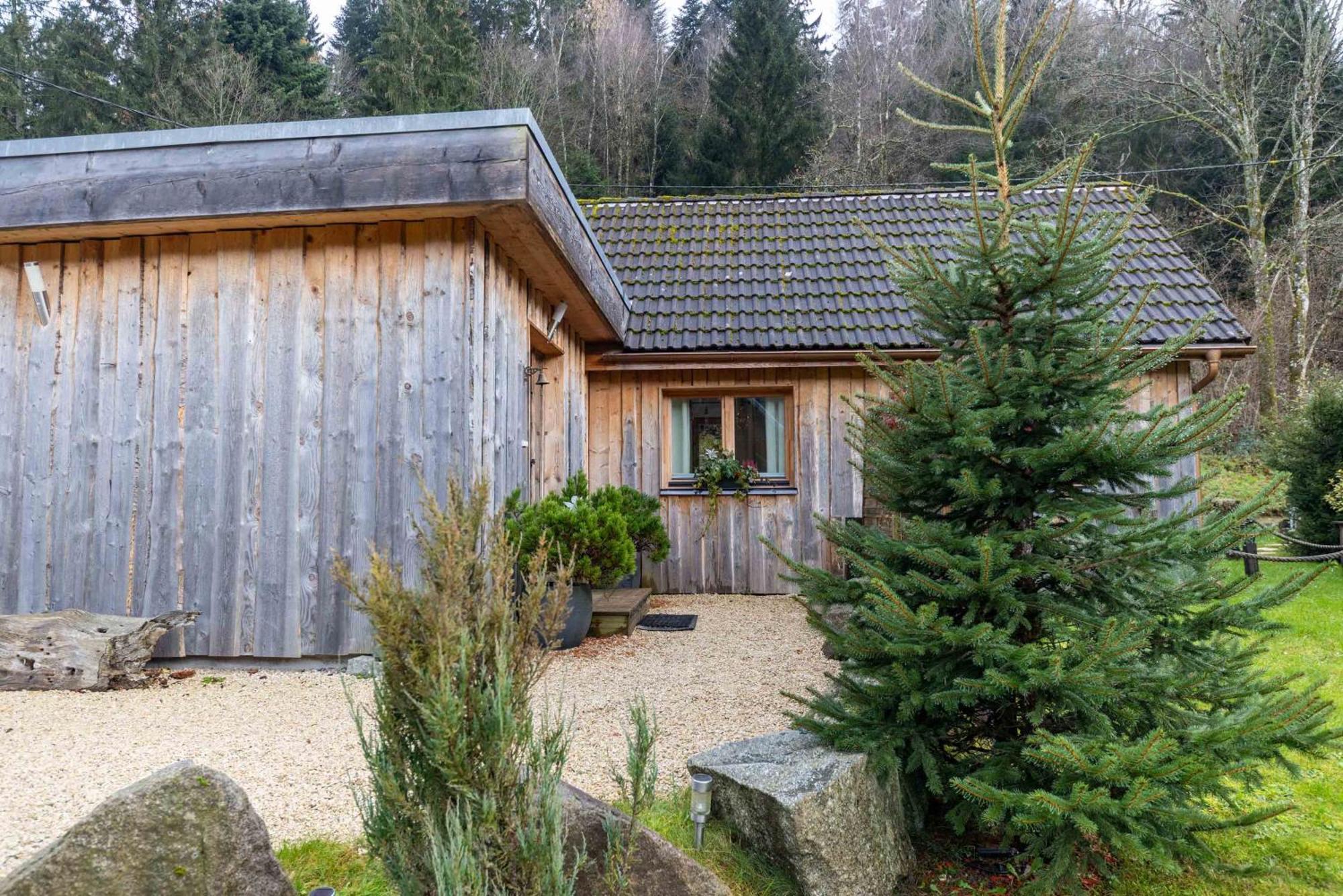 Chalet Hohneck 4 Etoiles, Vieux Bois Et Pierre, Spa, Sauna, Borne De Recharge Stosswihr Exterior foto